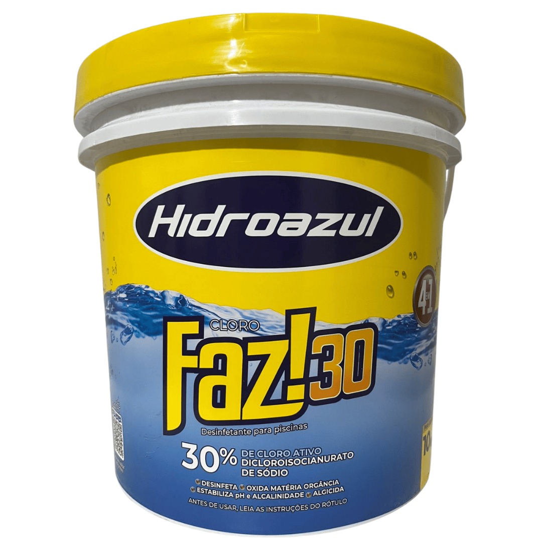 Cloro FAZ30! 10 kg — Hidroazul